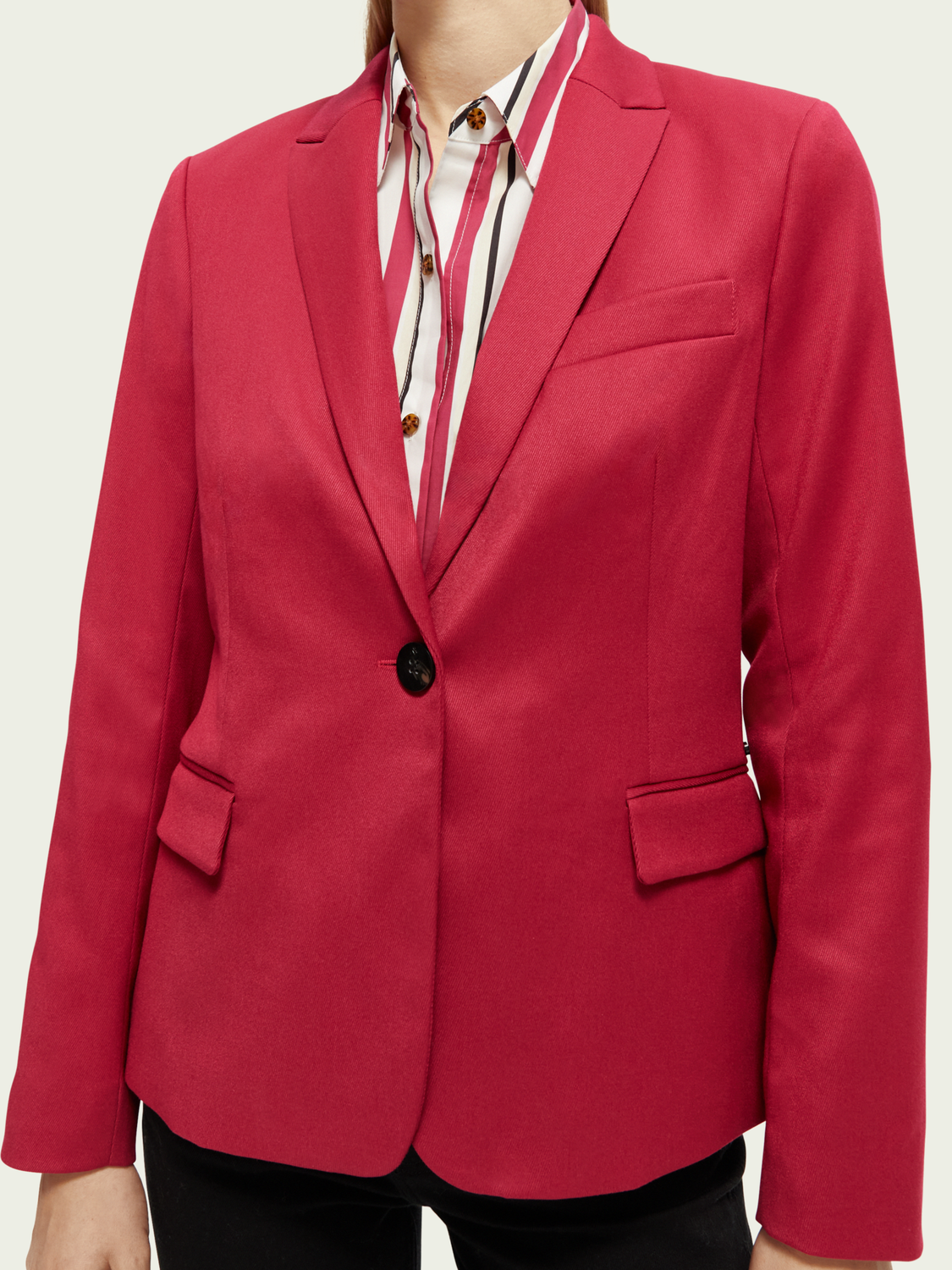 Veston Scotch&Soda de couleur Cerise