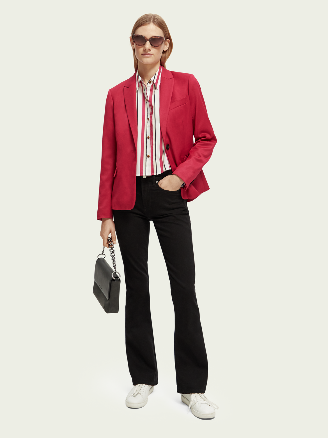 Veston Scotch&Soda de couleur Cerise